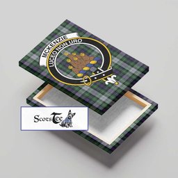 ScotsTee Shop Scottish Mckenzie Dress Clan Crest Tartan Framed Canvas Print Wall Art