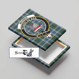 ScotsTee Shop Scottish McNeil Dress Clan Crest Tartan Framed Canvas Print Wall Art