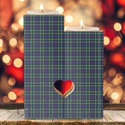 ScotsTee Shop Scottish Graham of Montrose Modern Clan Tartan Wooden Candle Holder