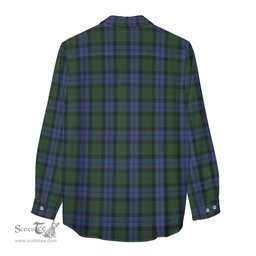 ScotsTee Shop Scottish Baird Clan Tartan Womens Long Sleeve Shirt