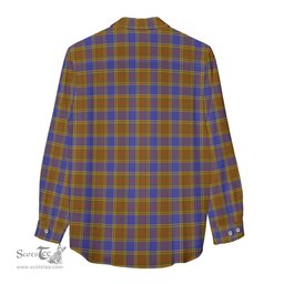 ScotsTee Shop Scottish Balfour Modern Clan Tartan Womens Long Sleeve Shirt