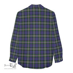 ScotsTee Shop Scottish Baird Modern Clan Tartan Womens Long Sleeve Shirt