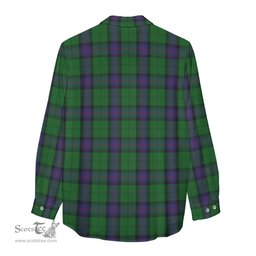ScotsTee Shop Scottish Armstrong Clan Tartan Womens Long Sleeve Shirt