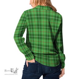 ScotsTee Shop Scottish Boyle Clan Tartan Womens Long Sleeve Shirt