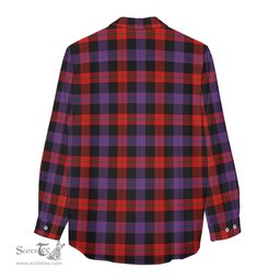 ScotsTee Shop Scottish Broun Modern Clan Crest Tartan Womens Long Sleeve Shirt