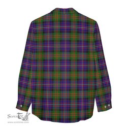 ScotsTee Shop Scottish Cameron of Erracht Modern Clan Crest Tartan Womens Long Sleeve Shirt