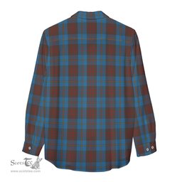 ScotsTee Shop Scottish Cameron Hunting Clan Crest Tartan Womens Long Sleeve Shirt