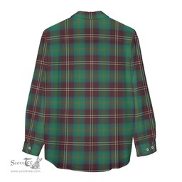 ScotsTee Shop Scottish Chisholm Hunting Ancient Clan Crest Tartan Womens Long Sleeve Shirt