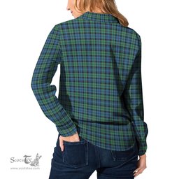 ScotsTee Shop Scottish Campbell Ancient 02 Clan Crest Tartan Womens Long Sleeve Shirt