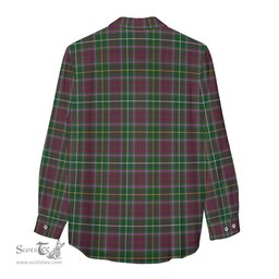 ScotsTee Shop Scottish Crosbie Clan Tartan Womens Long Sleeve Shirt