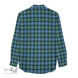 ScotsTee Shop Scottish Galbraith Ancient Clan Tartan Womens Long Sleeve Shirt
