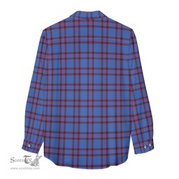 ScotsTee Shop Scottish Elliot Modern Clan Crest Tartan Womens Long Sleeve Shirt