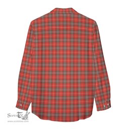 ScotsTee Shop Scottish Fraser Weathered Clan Crest Tartan Womens Long Sleeve Shirt
