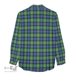 ScotsTee Shop Scottish Gordon Old Ancient Clan Crest Tartan Womens Long Sleeve Shirt