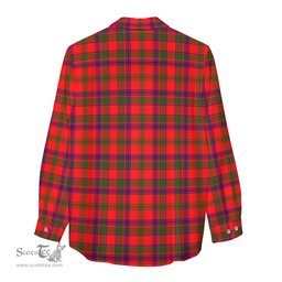 ScotsTee Shop Scottish MacColl Modern Clan Crest Tartan Womens Long Sleeve Shirt