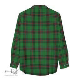 ScotsTee Shop Scottish Kinnear Clan Tartan Womens Long Sleeve Shirt