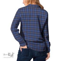 ScotsTee Shop Scottish Jewish Clan Tartan Womens Long Sleeve Shirt