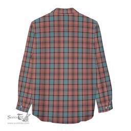 ScotsTee Shop Scottish Hannay Dress Clan Crest Tartan Womens Long Sleeve Shirt