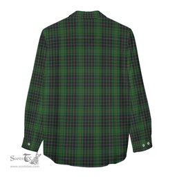 ScotsTee Shop Scottish MacAulay Hunting Clan Crest Tartan Womens Long Sleeve Shirt