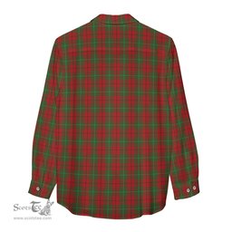 ScotsTee Shop Scottish MacAulay Clan Crest Tartan Womens Long Sleeve Shirt