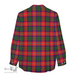 ScotsTee Shop Scottish Hopkirk Clan Tartan Womens Long Sleeve Shirt