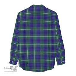 ScotsTee Shop Scottish Hamilton Hunting Modern Clan Tartan Womens Long Sleeve Shirt