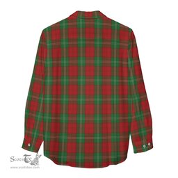 ScotsTee Shop Scottish Lennox Clan Crest Tartan Womens Long Sleeve Shirt