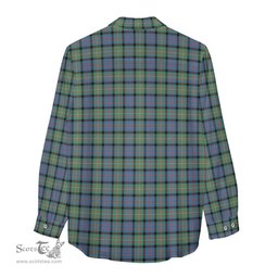 ScotsTee Shop Scottish MacDonell of Glengarry Ancient Clan Crest Tartan Womens Long Sleeve Shirt