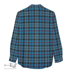 ScotsTee Shop Scottish MacCorquodale Clan Tartan Womens Long Sleeve Shirt