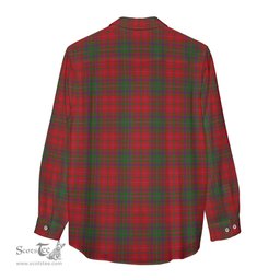ScotsTee Shop Scottish MacDougall Clan Crest Tartan Womens Long Sleeve Shirt