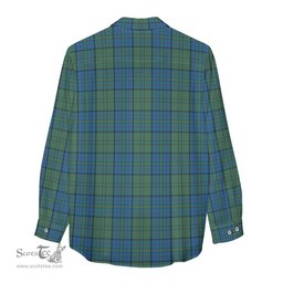 ScotsTee Shop Scottish Lockhart Clan Tartan Womens Long Sleeve Shirt