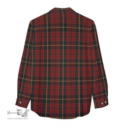 ScotsTee Shop Scottish MacAlister of Skye Clan Tartan Womens Long Sleeve Shirt