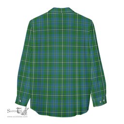 ScotsTee Shop Scottish Hay Hunting Clan Crest Tartan Womens Long Sleeve Shirt