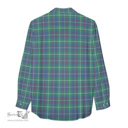 ScotsTee Shop Scottish Inglis Ancient Clan Tartan Womens Long Sleeve Shirt