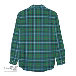 ScotsTee Shop Scottish Urquhart Ancient Clan Crest Tartan Womens Long Sleeve Shirt
