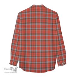 ScotsTee Shop Scottish Robertson Weathered Clan Tartan Womens Long Sleeve Shirt