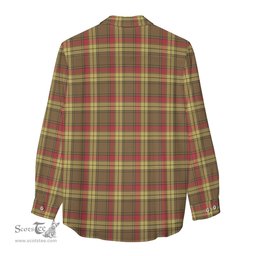 ScotsTee Shop Scottish MacMillan Old Weathered Clan Crest Tartan Womens Long Sleeve Shirt