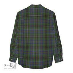 ScotsTee Shop Scottish MacInnes Clan Tartan Womens Long Sleeve Shirt