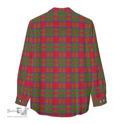 ScotsTee Shop Scottish MacKintosh Modern Clan Tartan Womens Long Sleeve Shirt