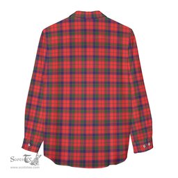 ScotsTee Shop Scottish Robertson Modern Clan Tartan Womens Long Sleeve Shirt