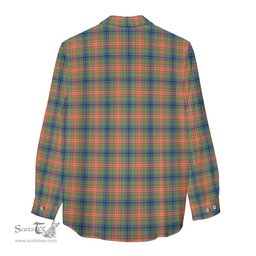 ScotsTee Shop Scottish Wilson Ancient Clan Crest Tartan Womens Long Sleeve Shirt