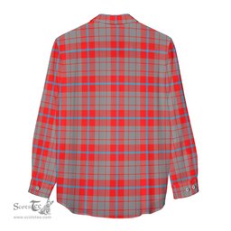 ScotsTee Shop Scottish Moubray Clan Crest Tartan Womens Long Sleeve Shirt