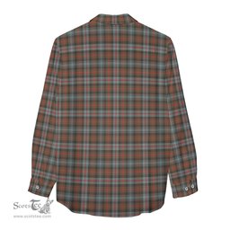 ScotsTee Shop Scottish Murray of Atholl Weathered Clan Crest Tartan Womens Long Sleeve Shirt