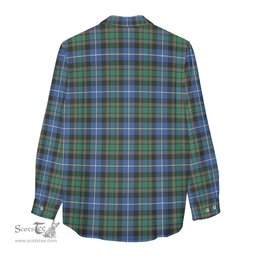 ScotsTee Shop Scottish MacRae Hunting Ancient Clan Tartan Womens Long Sleeve Shirt