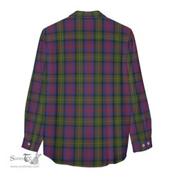 ScotsTee Shop Scottish MacLennan Clan Crest Tartan Womens Long Sleeve Shirt