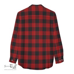 ScotsTee Shop Scottish Rob Roy Macgregor Clan Crest Tartan Womens Long Sleeve Shirt