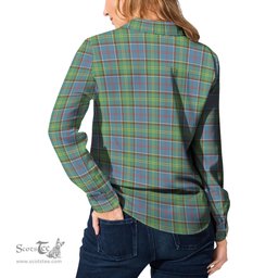 ScotsTee Shop Scottish Whitelaw Clan Tartan Womens Long Sleeve Shirt