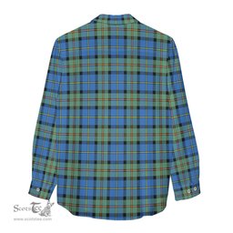 ScotsTee Shop Scottish MacLeod of Harris Ancient Clan Tartan Womens Long Sleeve Shirt