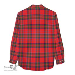 ScotsTee Shop Scottish MacGillivray Modern Clan Tartan Womens Long Sleeve Shirt