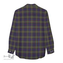 ScotsTee Shop Scottish MacLellan Clan Crest Tartan Womens Long Sleeve Shirt